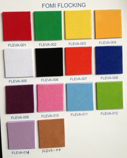 Flocking Velvet EVA foam,Formi,Foamy Color Swatch