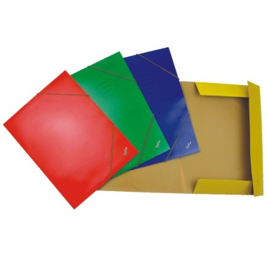 25x35CM colored Paper File Folder,CARPETA C/ELASTICO