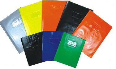pvc solid color book cover