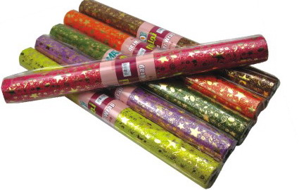 STAMPING NON-WOVEN FABRIC WRAP IN ROLL